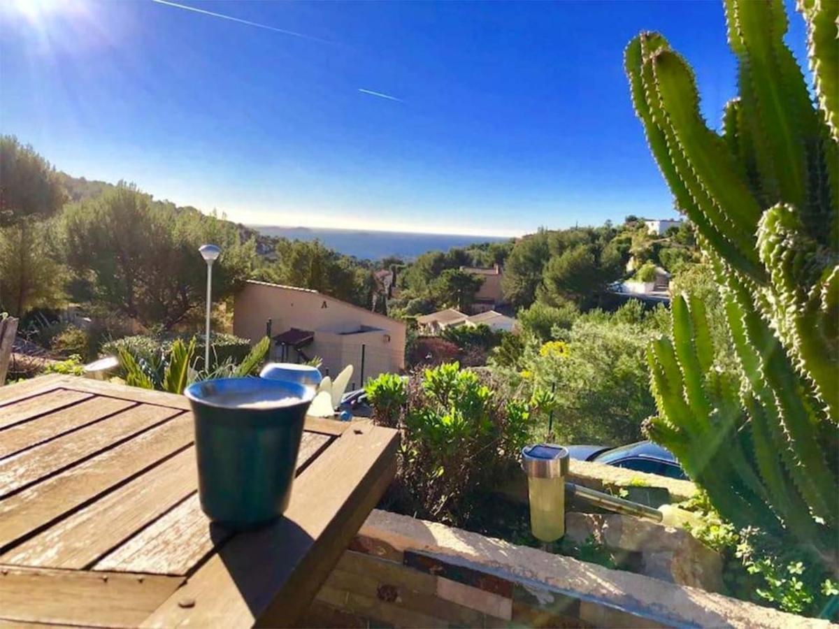 Vuemer Bandol - Grande Terrasse De 45M2 Vue Mer Piscine Parking Luaran gambar