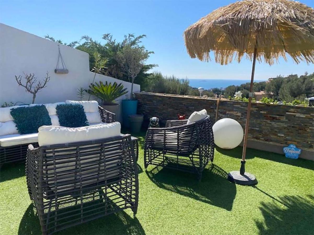 Vuemer Bandol - Grande Terrasse De 45M2 Vue Mer Piscine Parking Luaran gambar